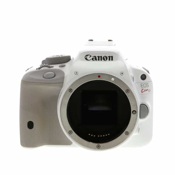 Canon EOS Kiss X7 DSLR Camera Body, White {18MP} Japanese Version of Rebel  SL1 - With Battery & Charger - EX+