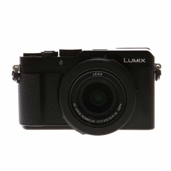 Panasonic Lumix DC-LX100 II Digital Camera, Black, {17MP} with VEK0V37Z1-A  Flash at KEH Camera