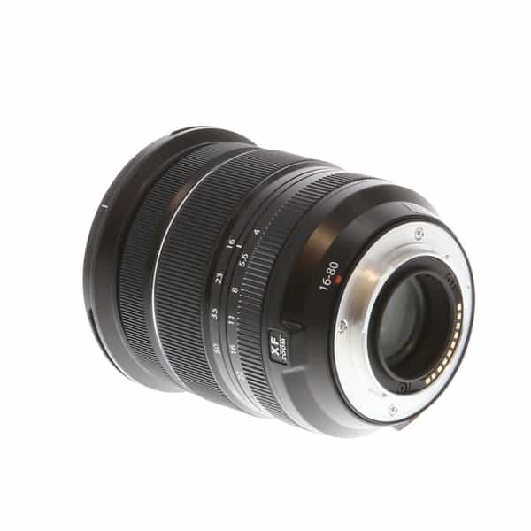 Fujifilm XF 16-80mm f/4 R OIS WR Fujinon Lens for APS-C Format X-Mount,  Black {72} - With Caps, Hood - EX+