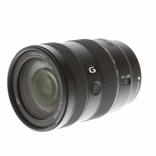 Sony E 16-55mm f/2.8 G Autofocus APS-C Lens for E-Mount, Black {67 