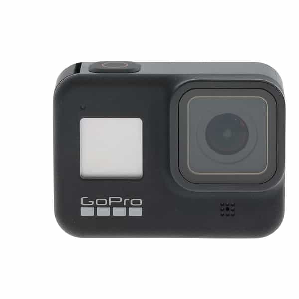 GoPro HERO8 Black Digital Action Camera {4K60/12MP} Waterproof to 33 ft. -  With Battery, Thumb Screw, Mounting Buckle, Curved Adhesive Mount, USB A To  