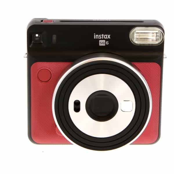 oppervlakkig Productief ervaring FUJIFILM INSTAX SQUARE SQ6 Instant Film Camera, Ruby Red (Requires 2/CR2)  at KEH Camera