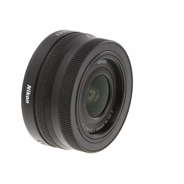 Nikon Nikkor Z DX 16-50mm f/3.5-6.3 VR Autofocus APS-C Lens for Z-Mount,  Black {46} - With Caps, Hood - EX+