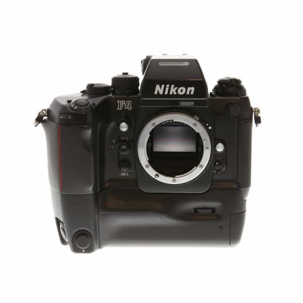 Nikon F4E (F4 with MB-23 High Speed Battery Pack) 35mm Camera Body (Uses 6x  AA, or MN-20 Nicad) - BGN