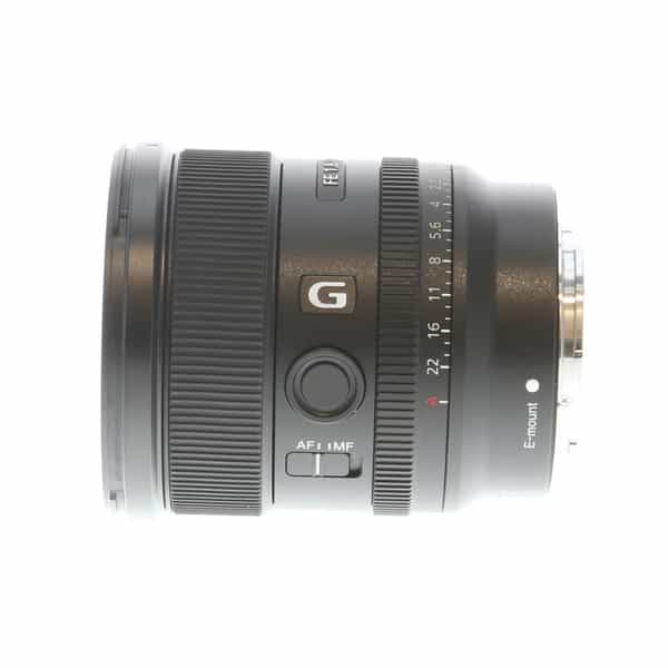 Sony FE 20mm f/1.8 G Full-Frame Autofocus Lens for E-Mount, Black {67}  SEL20F18G - With Caps, Case, Hood - LN-