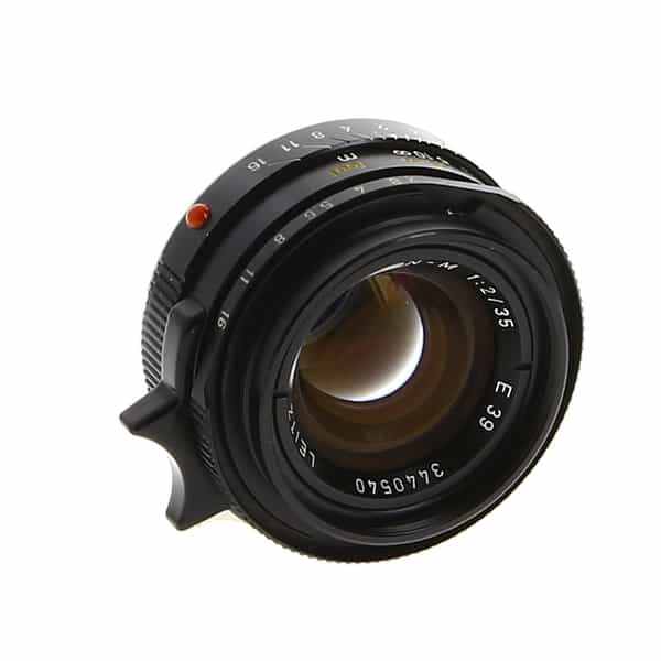Leica 35mm f/2 Summicron-M M-Mount Lens (Ver 4), Black, Canada {39 