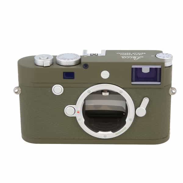 Leica M10-P (Type No. 3656) Edition Safari Digital Rangefinder Camera  Body, Olive Green Paint {24MP} 20015 at KEH Camera
