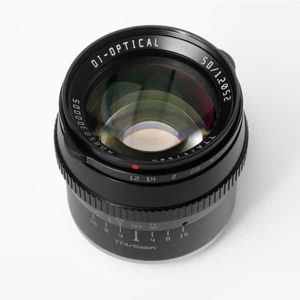 TTArtisan 50mm f/1.2 Manual APS-C Lens for FUJIFILM X-Mount, Black 