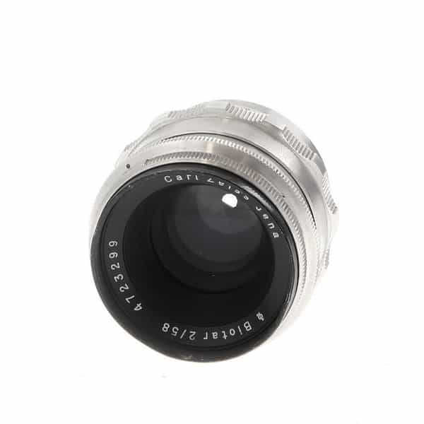 Zeiss Jena 58mm f/2 Biotar Pre-Set Lens for M42 Screw Mount