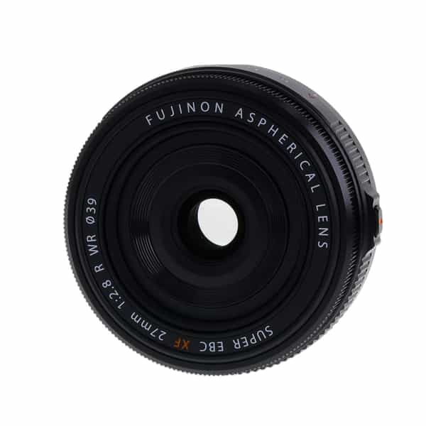 Fujifilm XF 27mm f/2.8 R WR Fujinon APS-C Lens for X-Mount, Black