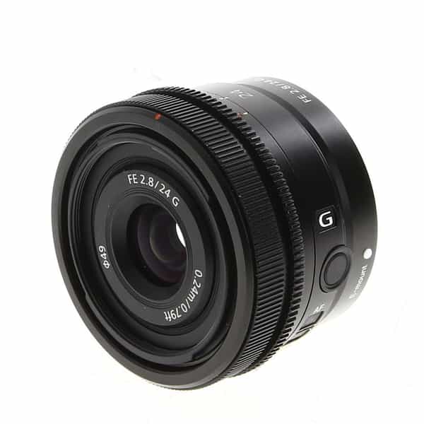 Sony FE 24mm f/2.8 G Full-Frame Autofocus Lens for E-Mount, Black