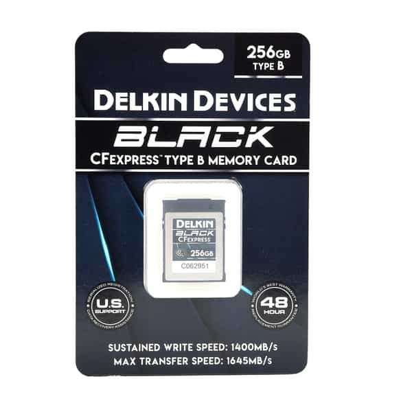ポイントキャンペーン中 Delkin BLACK CFexpress Type-B 150GB メモリーカード DCFXBBLK150 最低持続書込速度  ：1,53 通販