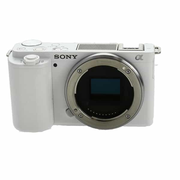 Sony ZVE10/W Mirrorless Camera, Body Only, White