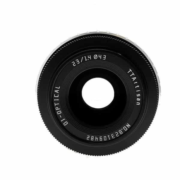 TTArtisan 23mm f/1.4 Manual APS-C Lens for Fujifilm X-Mount, Black