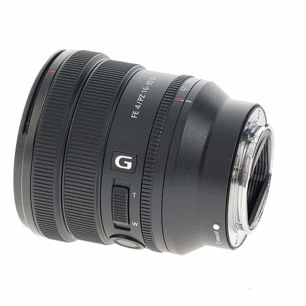 Sony FE PZ 16-35mm f/4 G Full-Frame Autofocus Lens for E-Mount, Black {72}  SELP1635G - With Caps, Case, Hood - LN-