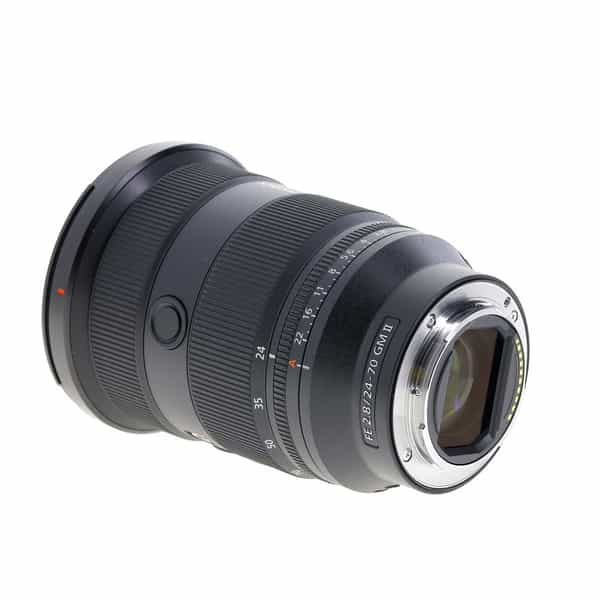 Sony FE 24-70mm f/2.8 GM II Full-Frame Autofocus Lens for E-Mount, Black  {82} SEL2470GM2 - With Caps, Case, Hood - LN-