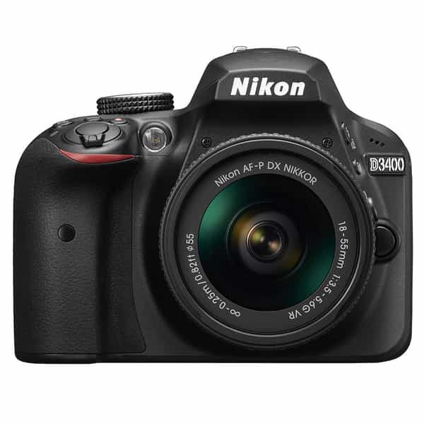 Nikon D3400 DSLR Camera Body, Black {24.2MP}