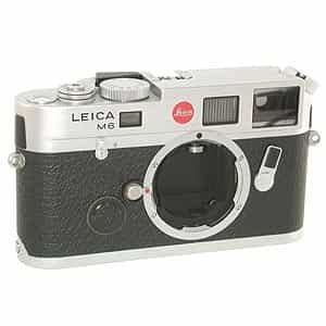 Leica M6 TTL (0.72X Finder/28-135mm) 35mm Rangefinder Camera Body, Silver  Chrome (10434) - EX+