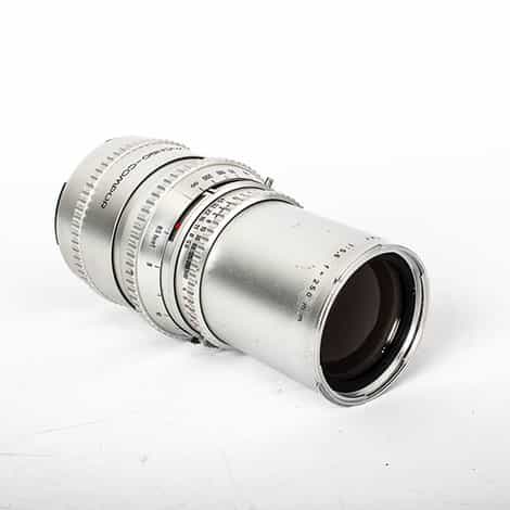Hasselblad 250mm f/5.6 Sonnar C Lens for Hasselblad 500 Series V System,  Chrome {Bayonet 50} - With Caps - BGN