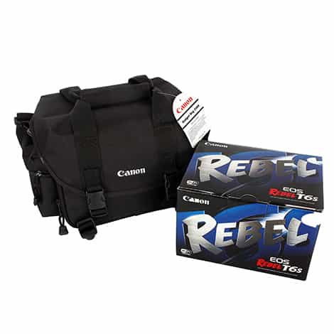 Canon EOS Rebel T6S DSLR Camera Body Kit with Canon Gadget Bag 2400 {24MP}