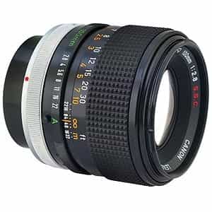 Canon 100mm f/2.8 SSC Breech Lock Lens for FD Mount {55} - Front Filter  Ring Damaged - UG