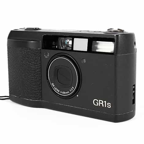 Ricoh GR1S 28 F/2.8 Black 35mm Camera at KEH Camera
