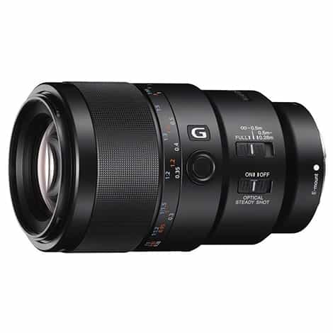 Sony FE 90mm f/2.8 Macro G OSS Full-Frame Autofocus Lens for E-Mount, Black  {62} SEL90M28G - With Caps, Case, Hood - LN-