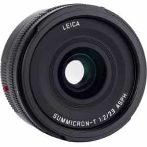 Gemakkelijk operatie Pellen Leica 23mm f/2 Summicron-T ASPH. APS-C Lens for Leica L-Mount, Black {E52}  11081 at KEH Camera