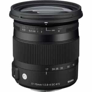 Sigma 17-70mm f/2.8-4 DC (Macro) OS HSM C (Contemporary) AF Lens for Nikon  APS-C DSLR {72} - With Caps - EX+
