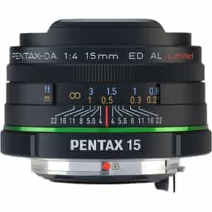Pentax 15mm f/4 SMC PENTAX-DA ED AL Limited Autofocus APS-C Lens