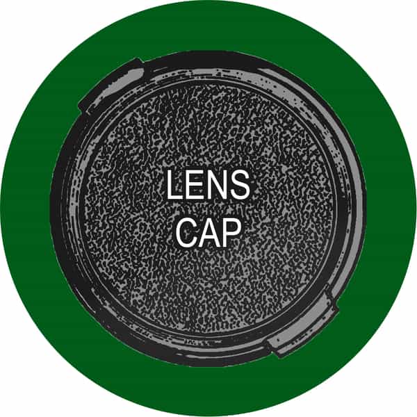 Sony 58mm Front Lens Cap, Snap-On, Black