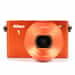 Nikon 1 J4 Mirrorless Camera, Orange {18.4MP} with 10-30mm f/3.5-5.6 VR PD-Zoom Lens, Orange {40.5}