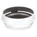 JJC Brand LH-X100 Lens Hood for Fujifilm X100/100S/100T, Silver, With 49mm Adapter
