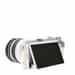 Samsung NX300 Digital Camera, White Leather {20.3MP} with 18-55mm f/3.5-5.6 III OIS Lens, White, SEF8A Flash, White 