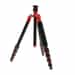 MeFoto A-1350 Red Road Trip Travel Tripod/Monopod Without Ball Head, 5-Section, 15.4-57.5