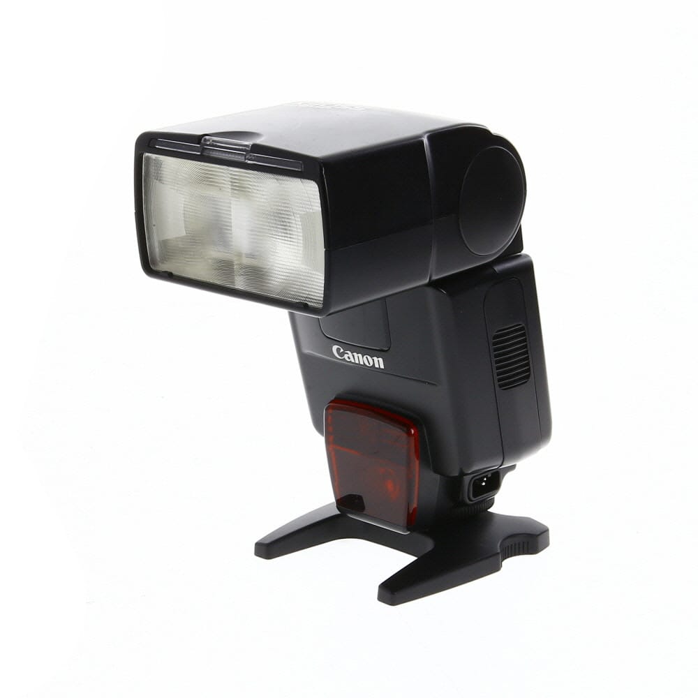 Canon Speedlite 580EX II Flash [GN190] {Bounce, Swivel, Zoom} - With Case  and Mini Stand - EX+