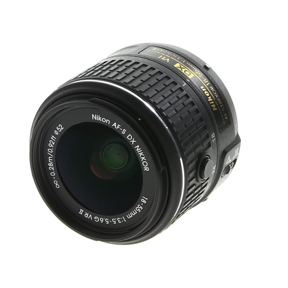 Nikon AF-S DX Nikkor 18-55mm f/3.5-5.6 G VR Autofocus APS-C Lens