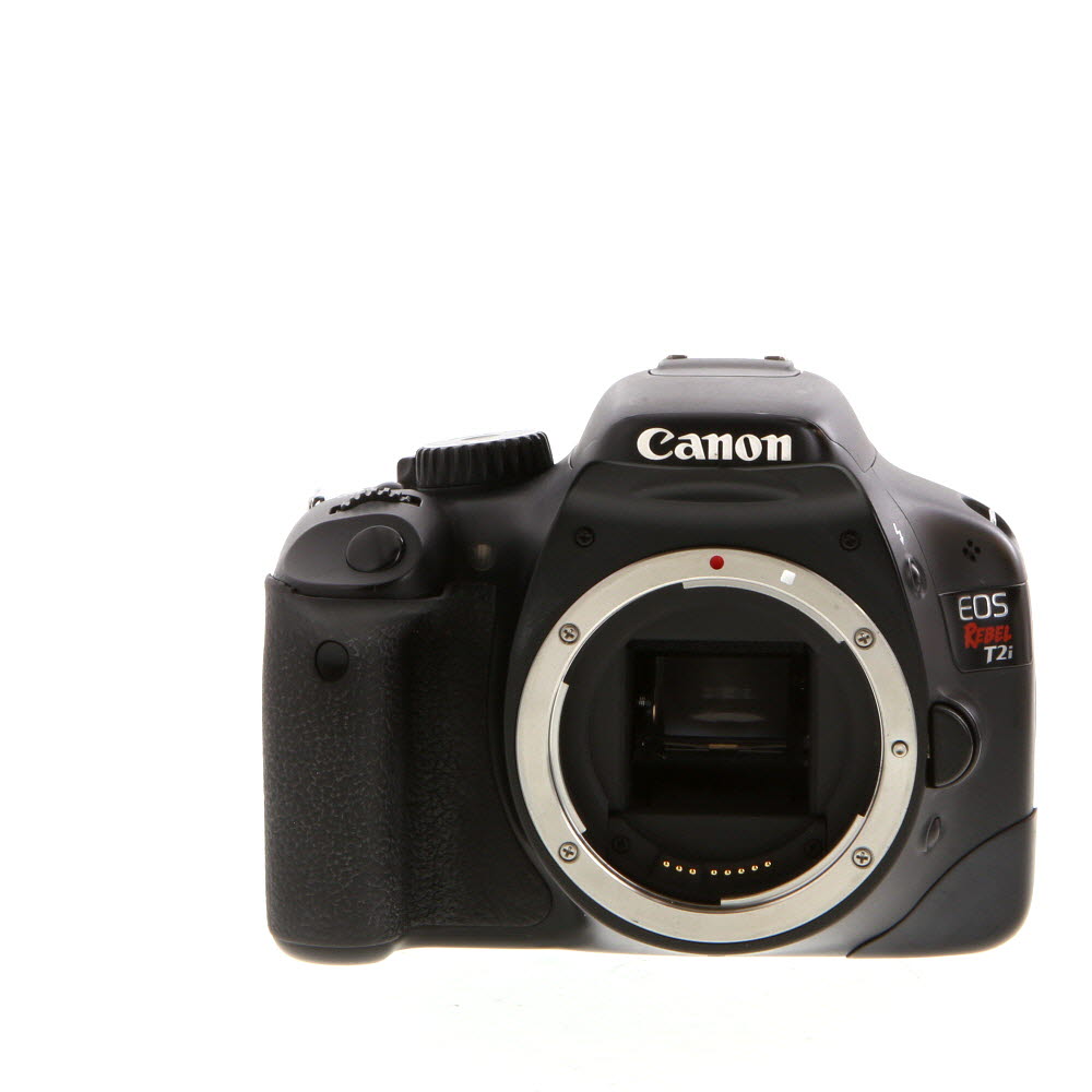 Canon EOS Kiss X4 (Japanese Rebel T2I) DSLR Camera Body, Black {18MP} -  With Battery and Charger - EX+