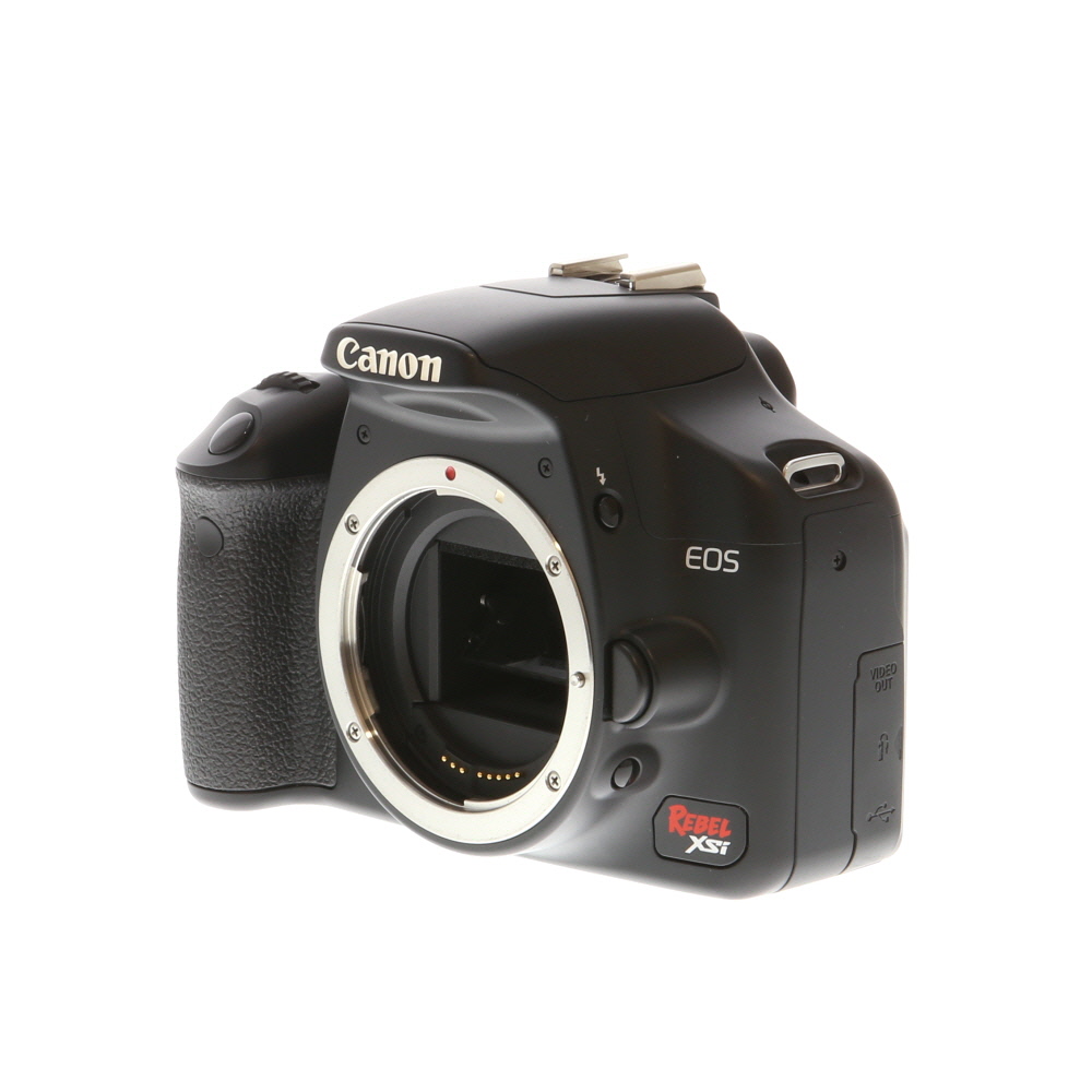 Canon EOS Kiss X2 (Japanese Rebel XSI) DSLR Camera Body, Black 