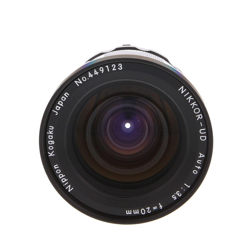 Nikon 20mm f/3.5 NIKKOR-UD Auto Non AI Manual Focus Lens {72} - With Caps -  EX
