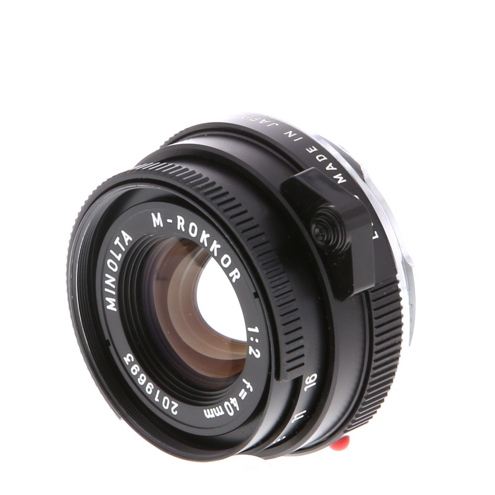 カメラ レンズ(単焦点) Minolta 28mm f/2.8 M-Rokkor Lens for Leica M-Mount, Black {40.5 