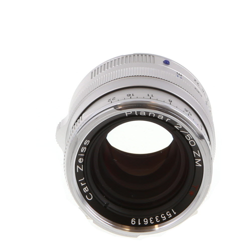 Zeiss 50mm f/2 ZM Planar T* Lens for Leica M-Mount, Black {43} - With Caps  - LN-