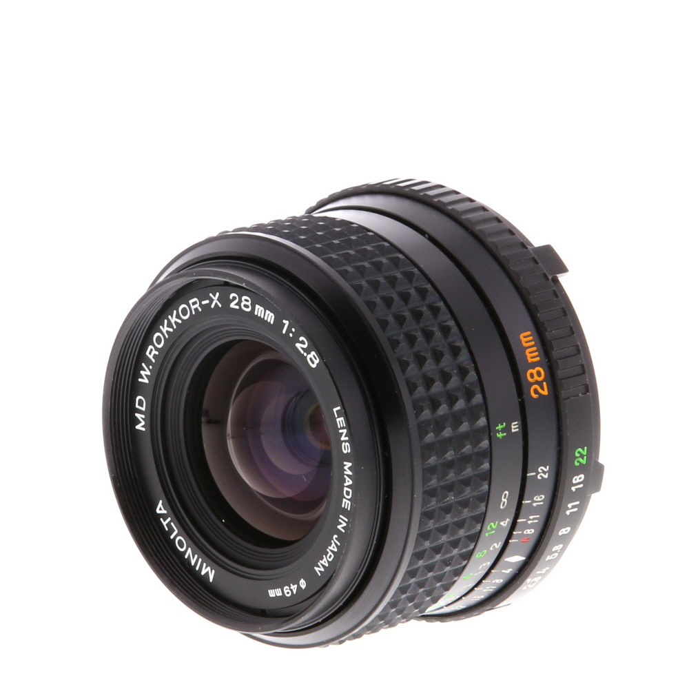 Minolta 28mm f/2.8 M-Rokkor Lens for Leica M-Mount, Black {40.5} - Made in  Japan - UG
