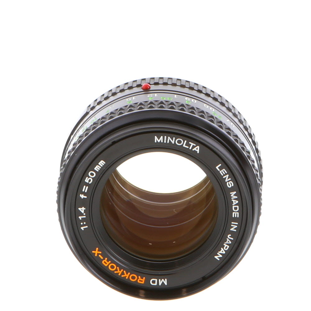 Minolta 50mm F/1.7 Rokkor X MD Mount Manual Focus Lens {55} at KEH 