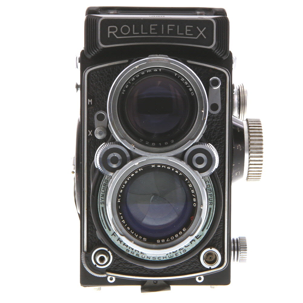 Rollei Rolleiflex 3.5 MX Xenar (BAY I) Medium Format TLR Camera at