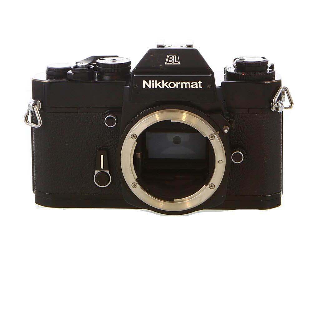 Nikon Nikomat EL (Non AI) 35mm Camera Body, Black at KEH Camera