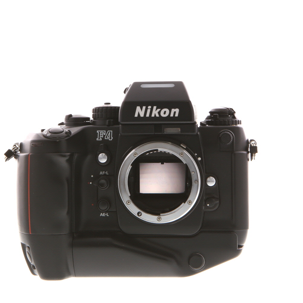 Nikon F4E (F4 with MB-23 High Speed Battery Pack) 35mm Camera Body (Uses 6x  AA, or MN-20 Nicad) - BGN