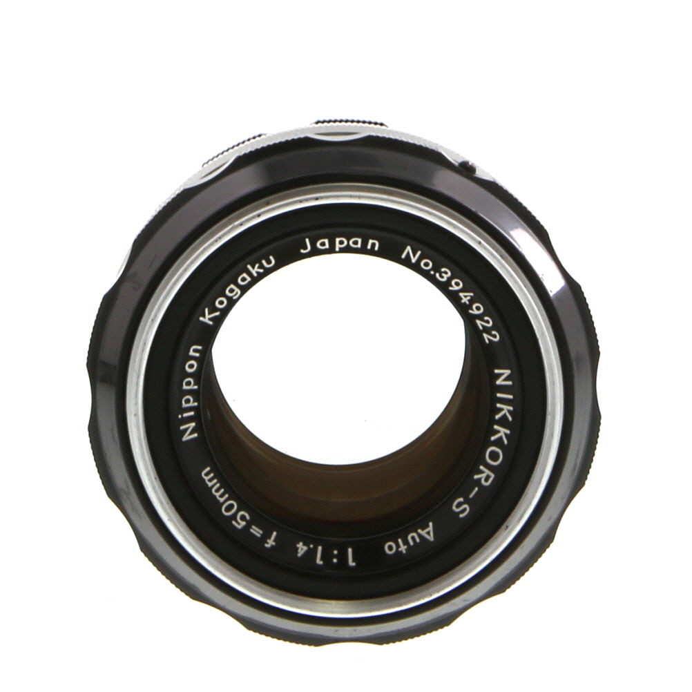 Nikon 50mm f/1.4 NIKKOR-S Auto Non AI Nippon Kogaku Japan Manual Focus  Lens, Chrome {52} - With Caps - BGN