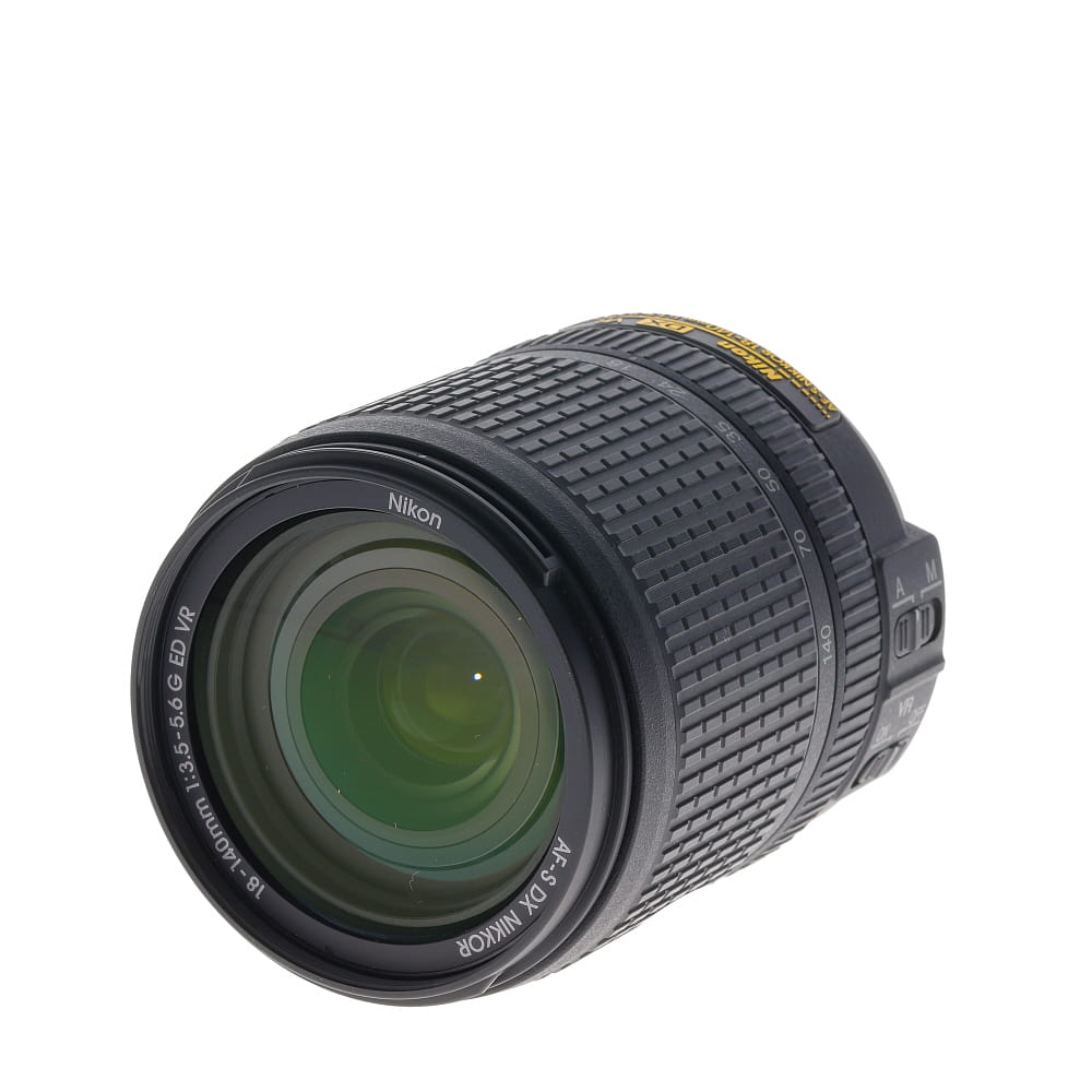 Nikon AF-S DX Nikkor 18-105mm f/3.5-5.6 G ED VR Autofocus Lens for APS-C Sensor DSLR, Black {67} at KEH