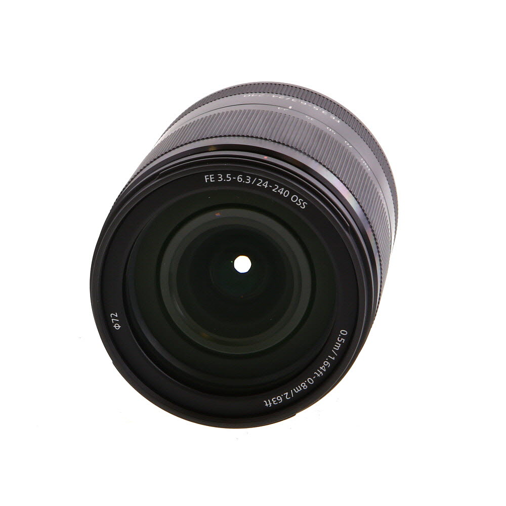 Sony FE 24-105mm f/4 G OSS Full-Frame Autofocus Lens for E-Mount, Black  {77} SEL24105G - With Caps, Case, Hood - LN-